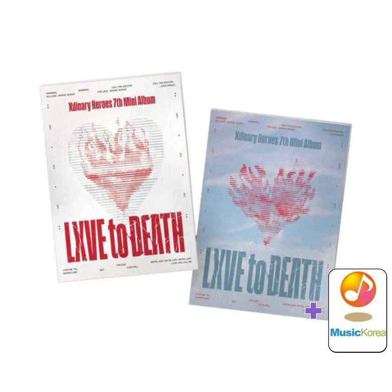Xdinary Heroes - 7th Mini Album [LXVE to DEATH] (Photobook Ver.) + MusicKorea Photocard